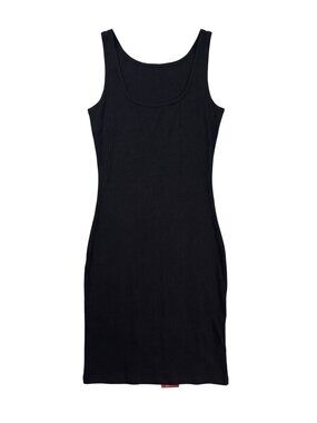 NWT | PUMIEY Black Ribbed Scoop Neck Sleeveless Bodycon Dress Medium